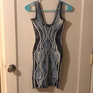 Herve Leger bandage style dress